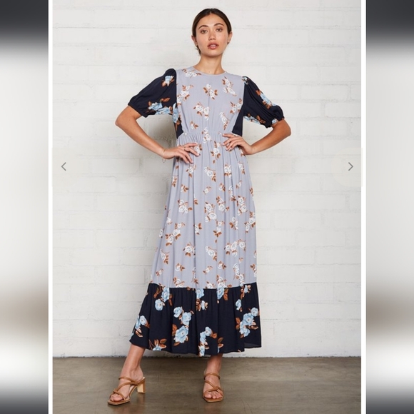 Rachel Pally Dresses & Skirts - Rachel Pally Floral Blue Maxi Dress